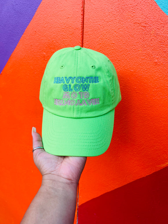Heavy on the Glow Dad hat