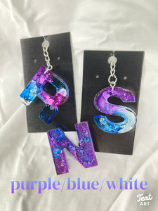 Galaxy Letter keychains