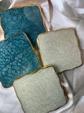 Textured Square Coasters Set