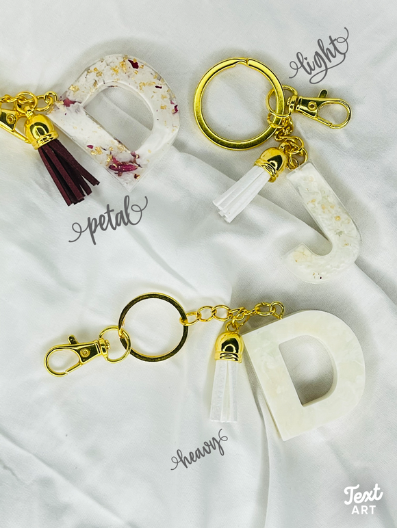 Milky Way Letter Keychains