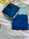 Textured Square Coasters Set